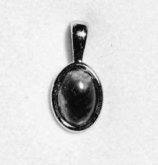 Triplet Opal Oval Pendant in Gold Plated Sterling Silver · Style 306