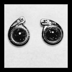Triplet Opal Stud Earrings in Gold Plated Sterling Silver · Style 706
