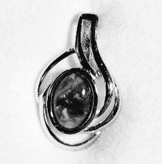 Triplet Opal Oval Pendant in Gold Plated Sterling Silver · Style 310