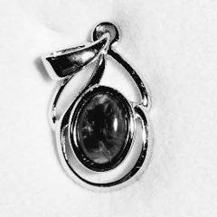 Triplet Opal Oval Pendant in Gold Plated Sterling Silver · Style 318