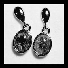 Triplet Opal Drop Earrings, Gold Plated Sterling Silver · Style 722