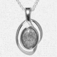 Triplet Opal Oval Pendant in Gold Plated Sterling Silver · Style 317