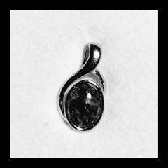 Triplet Opal Oval Pendant in Sterling Silver · Style 114