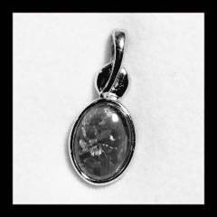 Triplet Opal Oval Pendant in Sterling Silver · Style 120
