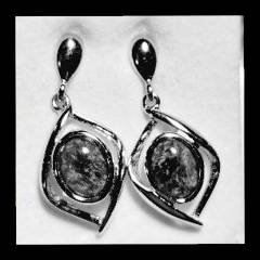 Triplet Opal Drop Earrings in Gold Plated Sterling Silver · Style 723