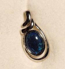 Triplet Opal Oval Pendant in Sterling Silver · Style 127