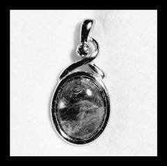 Triplet Opal Oval Pendant in Sterling Silver · Style 130